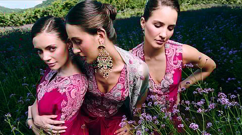 Charu & Vasundhara’s first print collection plays on structure and texture