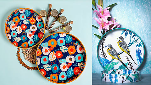 Rumi Utsav: Handcrafted wooden gifting trays inspired by poetry and celebration