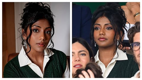 For Wimbledon, Charithra Chandran paired Ralph Lauren with the perfect summer makeup
