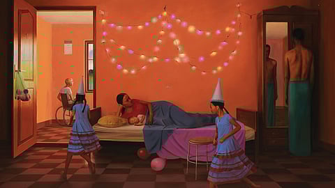 Tom Vattakuzhy’s exhibition The Shadows of Absence, currently showcased in Kolkata, explores love and light