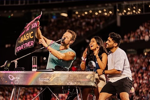 Engaged to each other?: Chris Martin asks Indian couple after viral Coldplay debacle