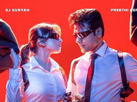 SJ Suryah and Preethi Asrani in a poster of Killer