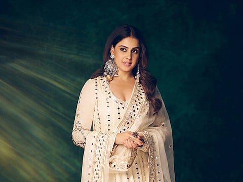 Jhilmil blends traditional mirrorwork with modern silhouettes