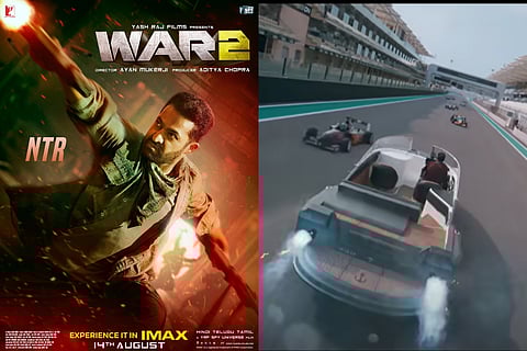 The Internet is divided over War 2's speed boat on F1 track scene