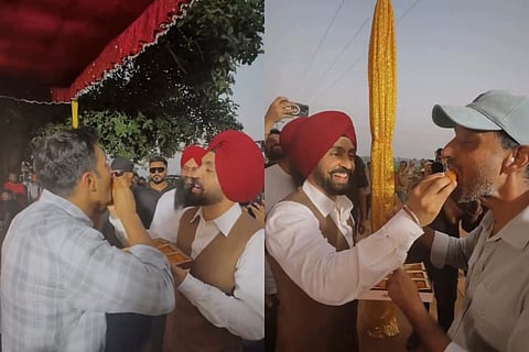 Diljit feeds Varun & Ahan as Border 2 shoot comes to an end