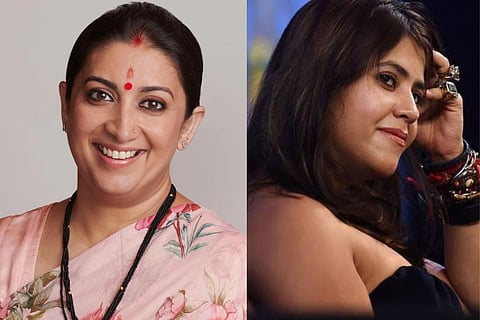 Smriti Irani and Ektaa head to Nathdwara Temple ahead of Kyunki Reboot release