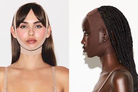 Kim Kardashian's face shaping cap leaves internet in split