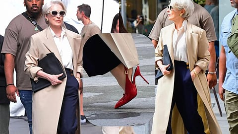 Meryl Streep’s Jacquemus shoes in Devil Wears Prada 2 set are serving art