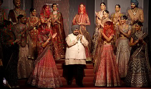 Rasha Thadani, Ibrahim Ali Khan turn showstoppers for JJ Valaya at India Couture Week finale