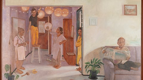 Artist Hemali Vadalia weaves everyday life on her canvas