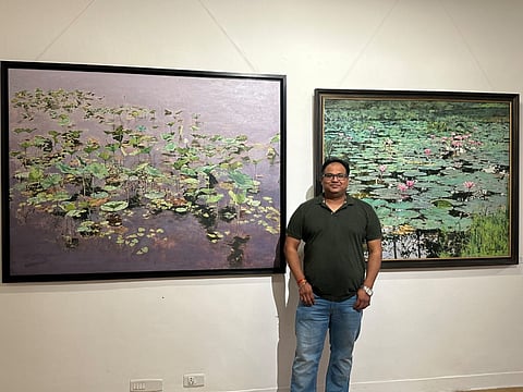 Ramkrishna Paul recently took part in the group exhibition Beyond Horizons held in New Delhi