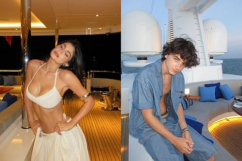 Kylie Jenner and Timothée Chalamet are “making it work” somehow