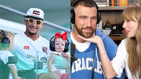 Mahomes recalls first reaction to Travis Kelce and Taylor Swift's love story