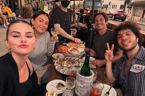 Selena Gomez and Benny Blanco bond with Logan Lerman and fiancée on double date