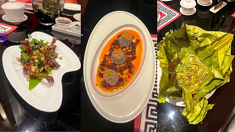 Dishes from the Bodhidharman menu at Mahjong Room