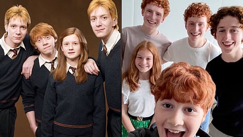 Hbo harry potter weasley family casting