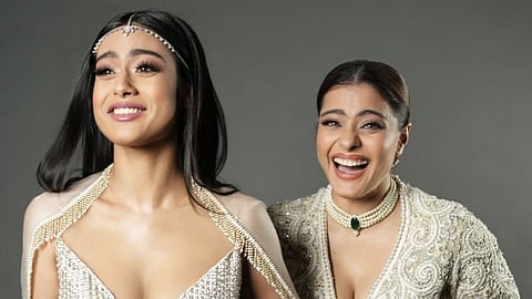 Candid shot of Nysa Nevgan with Kajol