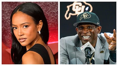 Karrueche Tran is dating former NFL player Deion Sanders