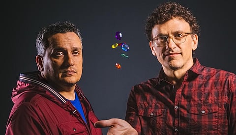 The Russo brothers played a BTS clip of their upcoming movie