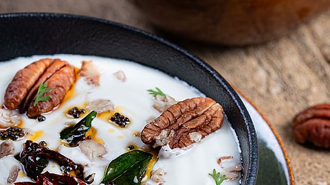 Add a handful of pecan to your raita and taste the magic