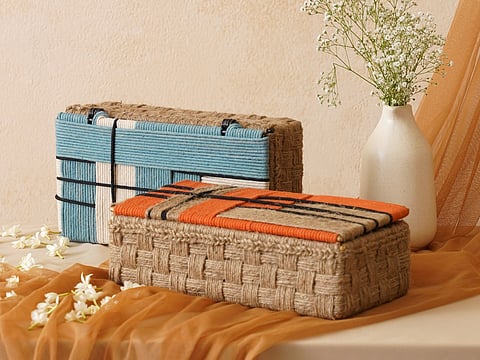 The collection is a thoughtful blend of sustainability, artistry, and handcrafted charm