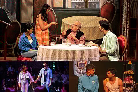 (Clockwise) Glimpses from The F Word, Tiki Taka and External Affairs