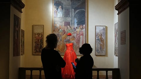 Armani’s timeless designs converse with Italian art at Brera exhibition