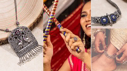Celebrate Navaratri with stunning oxidised silver jewellery this festive season