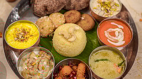 Navaratri spread at Sheraton Grand Pune Bund Garden Hotel