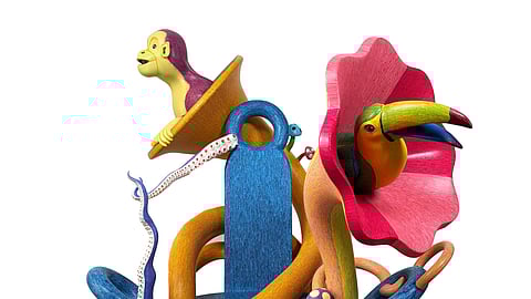 Yashika Sugandh’s ongoing solo exhibition Vartaman is in New Delhi