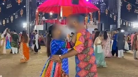Navratri 2025: NRI couple’s kiss sparks FIR, outrage and viral scandal