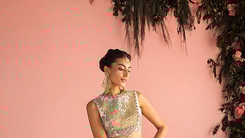 Afsana collection by Bhumika Sharma reimagines six signature prints, Sylvia, Bahaar, Dahlia, Blossom, Tara, and Abstract