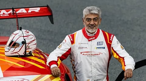 Ajith Kumar shares new pics from race track as he tests drives Mahindra Formula E Gen 2 car in Spain