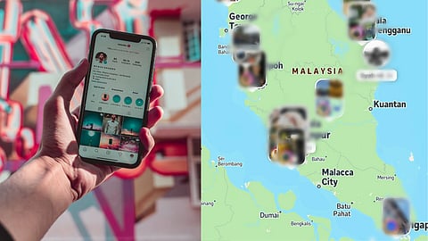Instagram friends map app