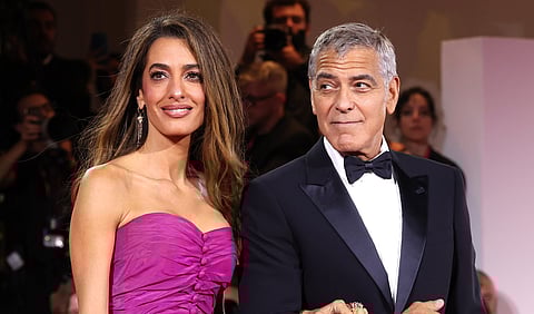 Amal Clooney and George Clooney