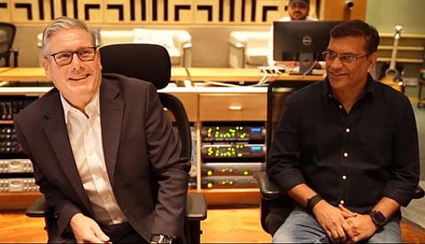 UK Prime Minister Keir Starmer greeted with Tujhe Dekha To from DDLJ at Yash Raj Films