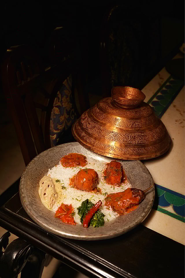 A dish from the Chor Bizarre pop-up