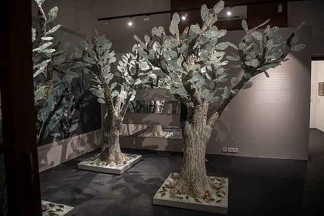 An installation at the exhibition