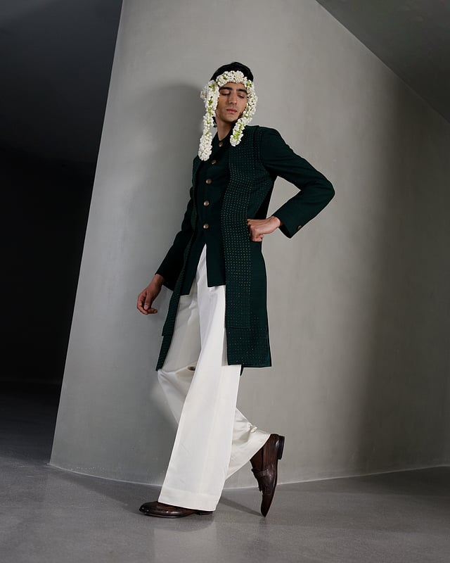 Dhruv Vaish unveils festive menswear collection City Reflections