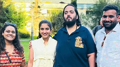 Ambani’s Swiss stroll goes viral: Content creator casually meets ‘richest people on the planet’