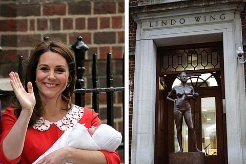 St Mary’s Hospital, where Kate Middleton gave birth, unveils London’s first postpartum statue