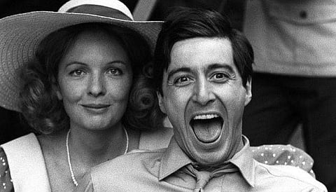 Diane Keaton and Al Pacino were seen together in The Godfather trilogy