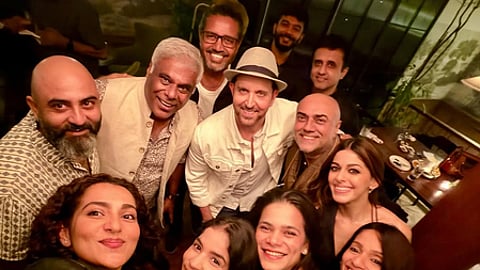 Hrithik Roshan enjoys a fun evening with the talented cast of Storm