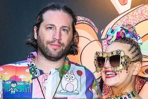 Sia and ex-husband Dan Bernad