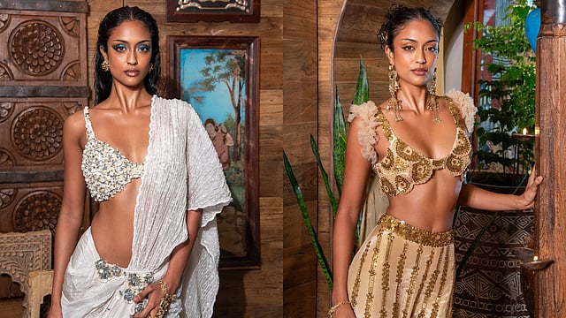 Urmil’s ‘Silent Fold’ brings sculptural grace to festive dressing