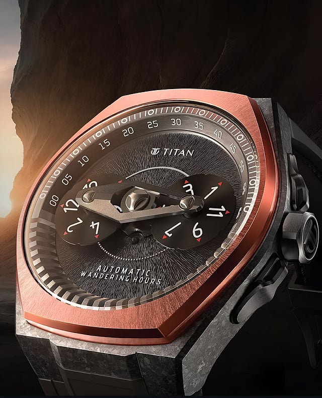 Titan's "Wandering Hours" is the first watch of its kind in India to be made ingenuously