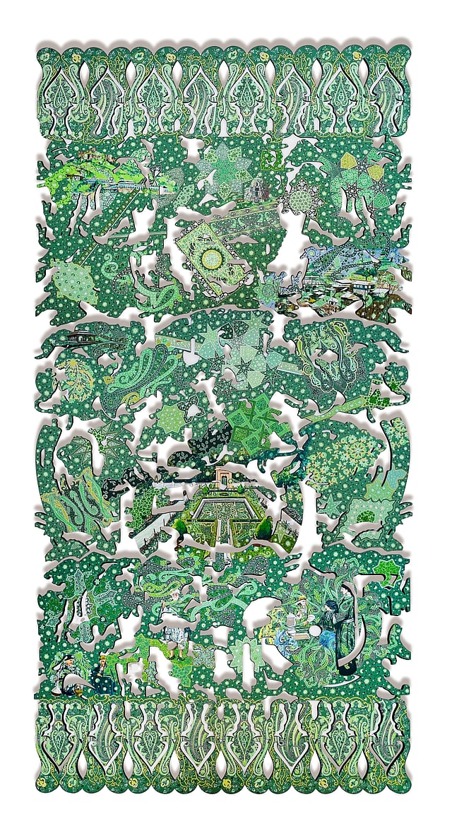 Artists Manjunath Kamath and Veer Munshi’s artworks are displayed in Delhi