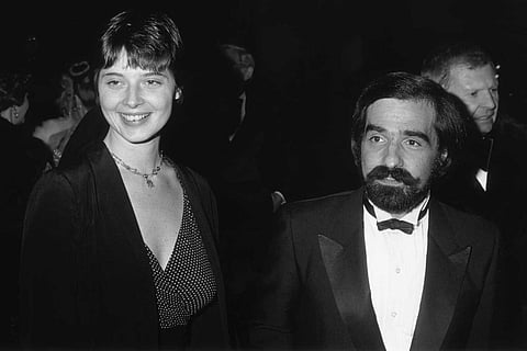 Isabella Rossellini and Martin Scorsese