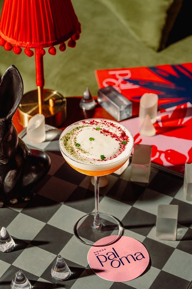 This beautigul cocktail is available at House of Paloma Mumbai