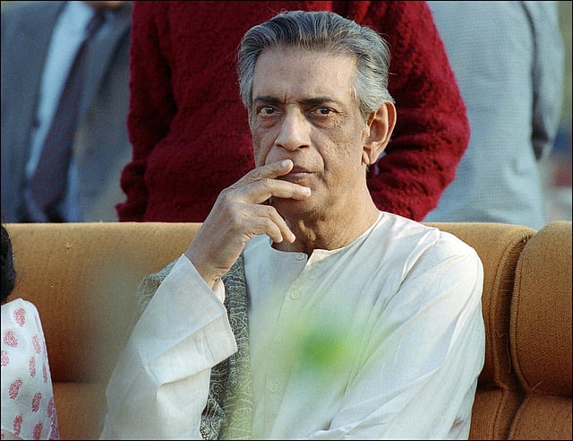 Satyajit Ray wrote the song for his film Devi, in which he questioned religious dogmatism